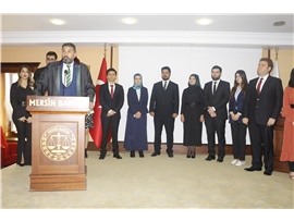 YEMİN TÖRENİ (YEŞİLBOĞAZ: “AYDINLIK TÜRKİYE MÜCADELEMİZDEN ÖDÜN VERMEYECEĞİZ”)
