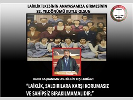 “ANAYASAMIZDAKİ LAİKLİK İLKESİ ÇİĞNENİYOR”