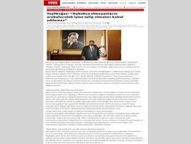 YEŞİLBOĞAZ:  "Hukukçu Olmayanların Arabuluculuk İşine Talip Olmaları Kabul Edilemez"