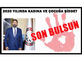 MERSİN BAROSU 2020 YILINI, KADINA VE ÇOCUĞA ŞİDDETE KARŞI MÜCADELE YILI İLAN ETTİ