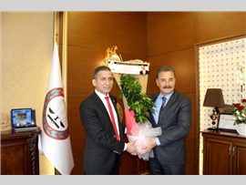 BARO BAŞKANIMIZ AV. ALİ ER’ E 5 NİSAN AVUKATLAR GÜNÜ ZİYARETİ