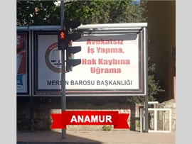 5 NİSAN AVUKATLAR GÜNÜ KUTLAMA MESAJIMIZ MERSİN MERKEZ VE İLÇELERDE BILLBOARDLARDA YER ALDI