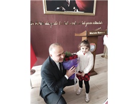ANAOKULU ÖĞRENCİLERİNDEN ERDEMLİ İLÇE TEMSİLCİLİĞİMİZE ZİYARET