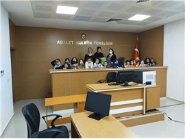 ANAOKULU ÖĞRENCİLERİNDEN ERDEMLİ İLÇE TEMSİLCİLİĞİMİZE ZİYARET
