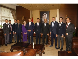 MERSİN CUMHURİYET BAŞSAVCIMIZ VE BAŞSAVCI VEKİLLERİMİZDEN ZİYARET