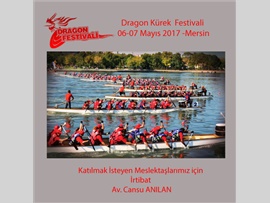 DRAGON KÜREK FESTİVALİ 06-07 MAYIS 2017 MERSİN