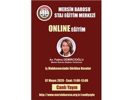 ONLINE STAJ EĞİTİM (07.05.2020)