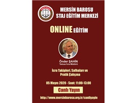 ONLINE STAJ EĞİTİM (05.05.2020)