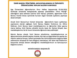 MESLEKTAŞLARIMIZA YAPILAN SALDIRIYI KINIYORUZ