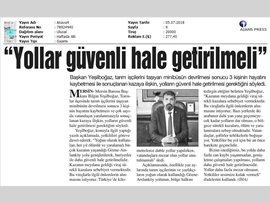 BASINDA BAROMUZ (Vatandaşlara Mezar Olan Yollar Unutulmamalı)