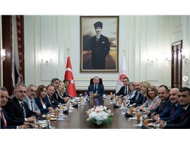 TBB VE BARO BAŞKANLARI ADALET BAKANI BEKİR BOZDAĞ’I  ZİYARET ETTİ