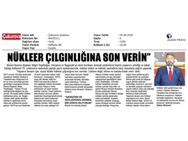 BASINDA BAROMUZ (Yeşilboğaz, "Nükleer lobilere değil, bilime ve hukuka kulak verin")