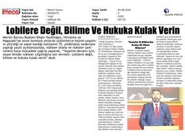 BASINDA BAROMUZ (Yeşilboğaz, "Nükleer lobilere değil, bilime ve hukuka kulak verin")