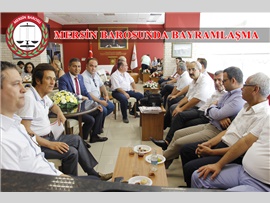 MERSİN BAROSUNDA AVUKATLARIMIZ BAYRAMLAŞTILAR...
