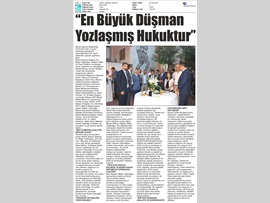 BASINDA BAROMUZ (Adli Yıl Resepsiyonumuz)