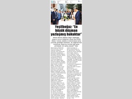 BASINDA BAROMUZ (Adli Yıl Resepsiyonumuz)