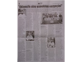 BASINDA BAROMUZ (NKP'nin Basın Açıklamasına Başkanımızdan Destek)