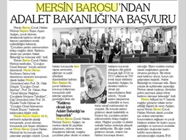 BASINDA MERSİN BAROSU (Çocuk İstismarı Paneli) 06.10.2017