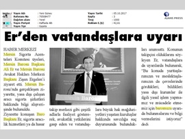 BASINDA BARO (Aracı Sigorta Şirketleri ile Mücadele) 06.10.2017
