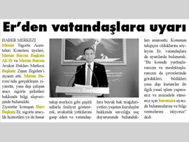 BASINDA BARO (Aracı Sigorta Şirketleri ile Mücadele) 06.10.2017