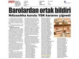 BASINDA BAROMUZ (Baro seçimlerinin ertelenmesine tepki ve açılan dava)
