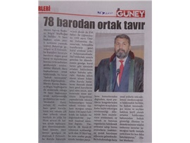 BASINDA BAROMUZ (Baro seçimlerinin ertelenmesine tepki ve açılan dava)
