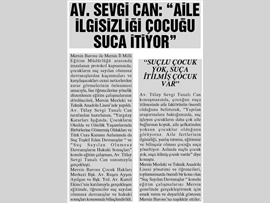 BASINDA BAROMUZ  (Mersin Mesleki ve Teknik Anadolu Lisesi'nde "Suç Sayılan Olumsuz Davranışlar ve Hukuki Sonuçları" Semineri)