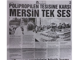 BASINDA BAROMUZ (Polipropilen tesisi bilirkişi incelemesi yetersiz bulundu)