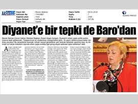 BASINDA BAROMUZ (Diyanet İşleri Başkanlığı'nın Erken Yaşta Evlilikle İle İlgili Açıklamasına Tepki)