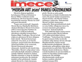 BASINDA BAROMUZ (Mersin Art 2020 Paneli Yapıldı)