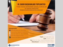 3.BARO BAŞKANLARI TOPLANTISI