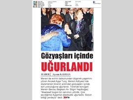 BASINDA BAROMUZ (Av. Ayşe Tunç Cenaze Töreni)