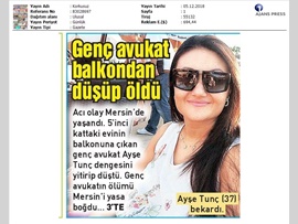 BASINDA BAROMUZ (Av. Ayşe Tunç Cenaze Töreni)