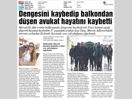 BASINDA BAROMUZ (Av. Ayşe Tunç Cenaze Töreni)