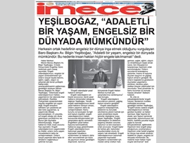 BASINDA BAROMUZ (Engelliler Günü Mesajı)