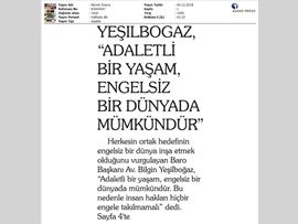 BASINDA BAROMUZ (Engelliler Günü Mesajı)