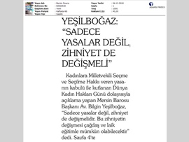 BASINDA BAROMUZ (Kadın Hakları Günü Basın Açıklaması)