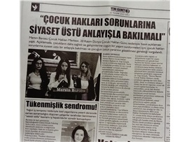 Dünya Çocuk Hakları Günü basın açıklaması