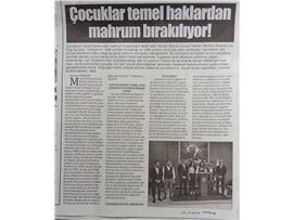 Dünya Çocuk Hakları Günü basın açıklaması