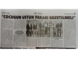 Dünya Çocuk Hakları Günü basın açıklaması