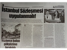 Kadına Yönelik Şiddete Karşı Uluslararası Mücadele Günü