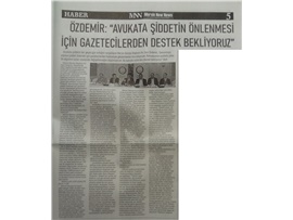 Basın toplantısı yapıldı