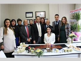Başkanımız Erdemli'de, Av. Müjgan KOÇ 'un Ofis Açılışına Katıldı.