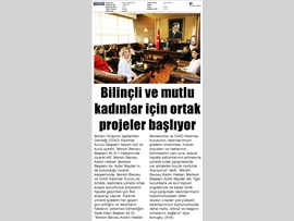 BASINDA BAROMUZ (Bilinçli ve Mutlu Kadınlar İçin Ortak Projeler Başlıyor)