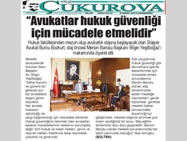 BASINDA BAROMUZ (Yeşilboğaz: "Avukatların Görevi Sadece Müvekkillerinin Haklarını Korumak Değildir")