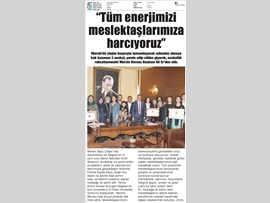 BASINDA BAROMUZ (Baro Bşk. ER: Enerjimizi Meslektaşlarımıza Harcıyoruz")