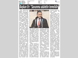 BASINDA BAROMUZ (Avukatlar Günü Kutlandı)
