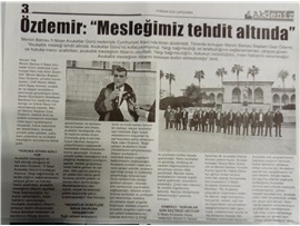 Mersin Barosu 5 Nisan Avukatlar Günü töreni düzenledi