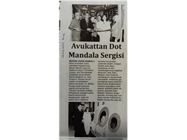 Av. Melike Kızılay'ın Dot Mandala Sergisi Mersin Barosu'nda açıldı
