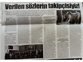 Kamu avukatlarına verilen sözlerin takipçisiyiz